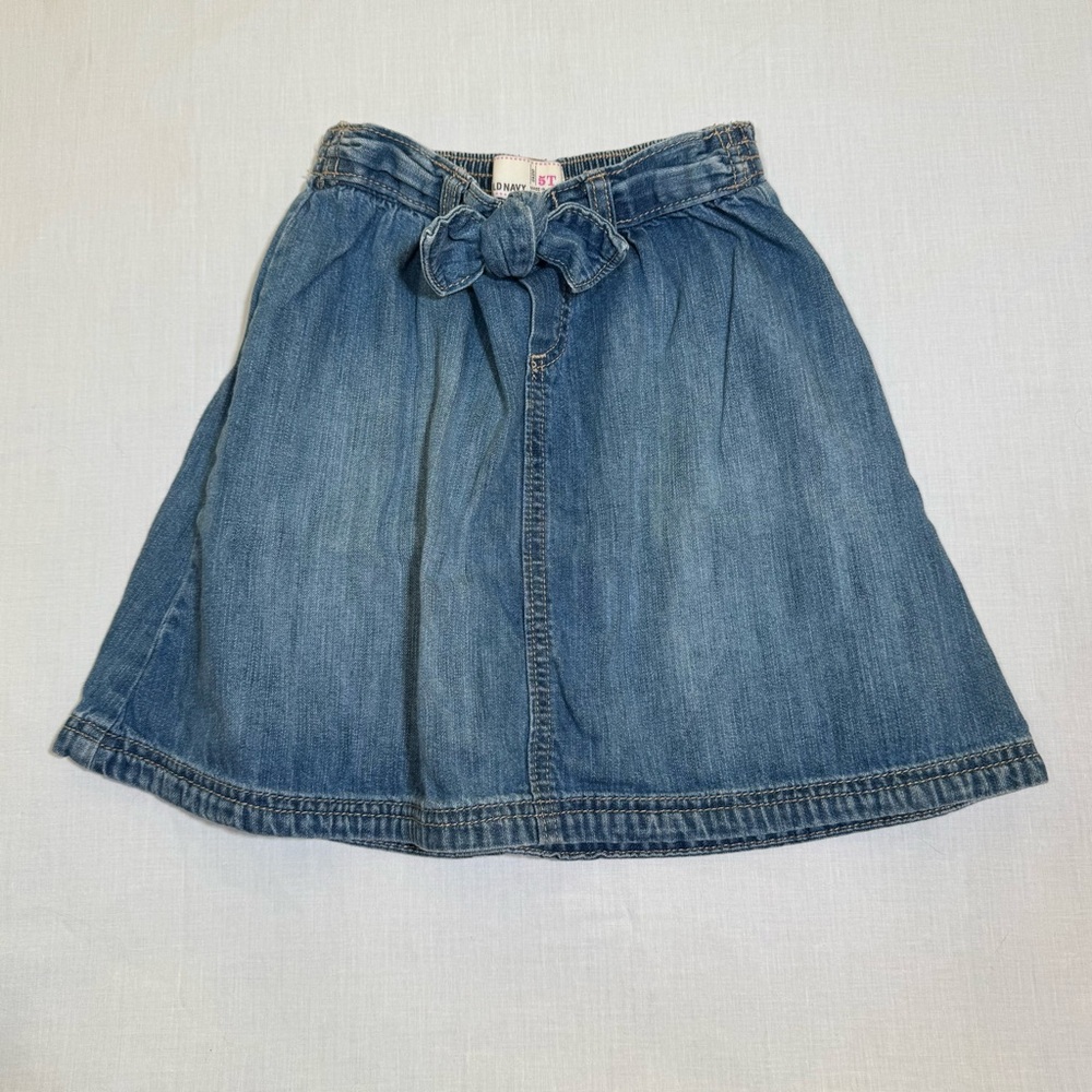 Old Navy Blue Denim Kids Skirt